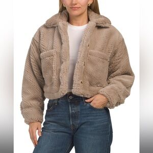 Blank NYC Faux Fur Jacket